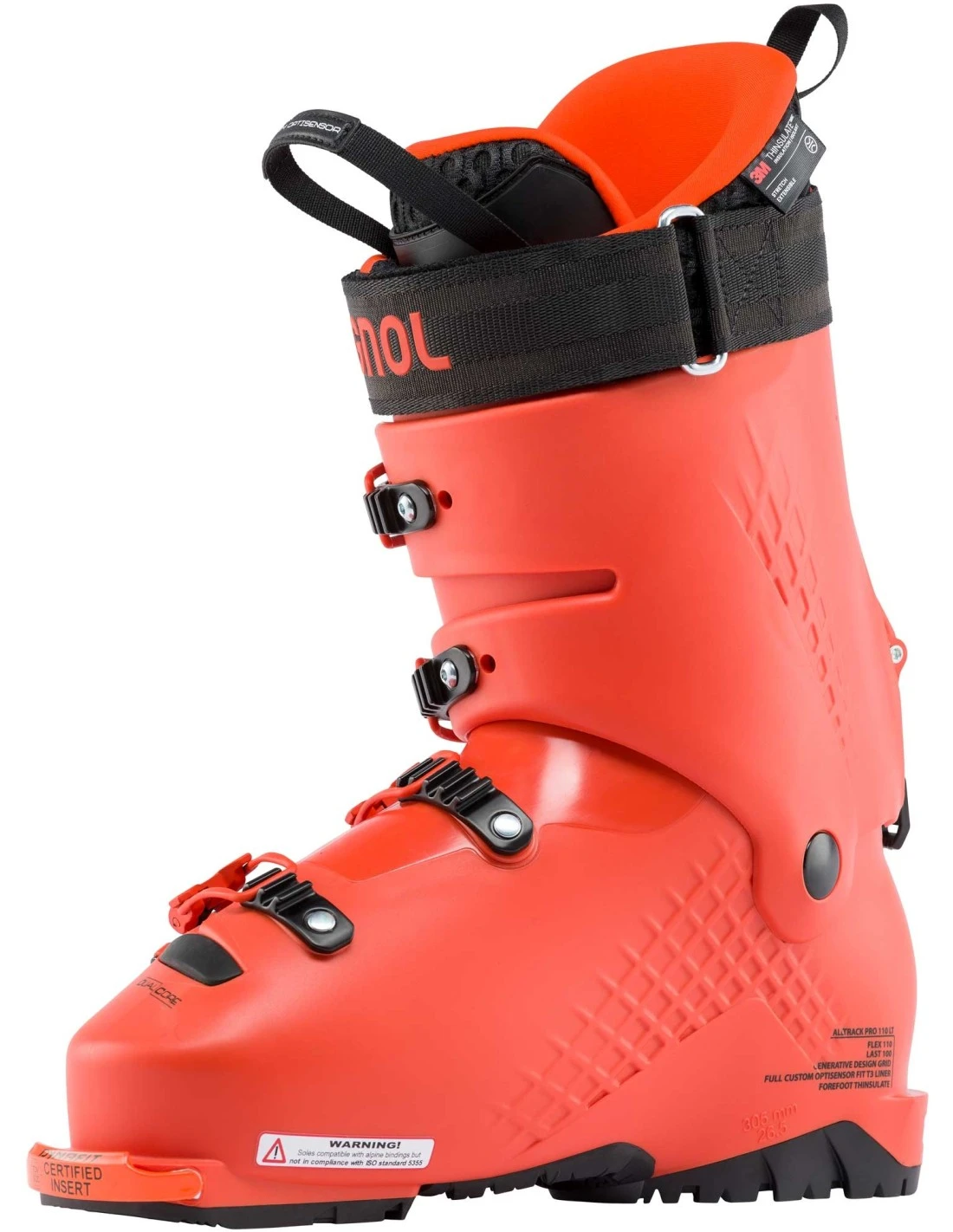 Chaussures De Ski Rossignol Alltrack Pro 110 Lt Ochre Red 2 Chaussures De Ski Rossignol Alltrack Pro 110 Lt Ochre Red – Image 2