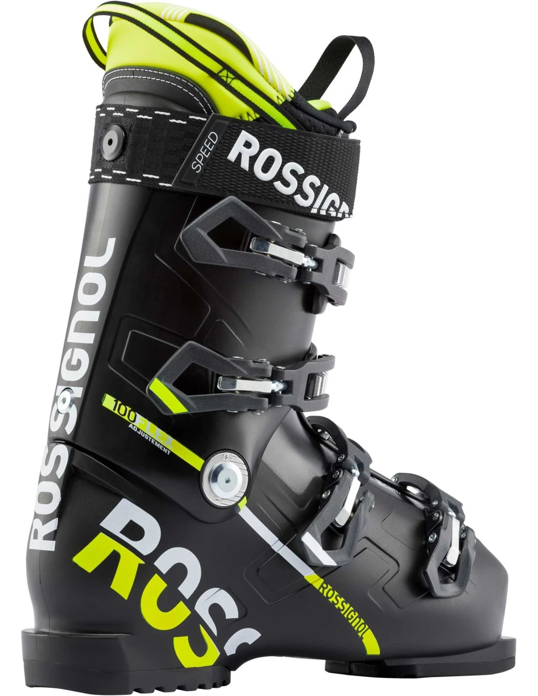 Chaussures De Ski Rossignol Speed 100 Black / Yellow 2 Chaussures De Ski Rossignol Speed 100 Black / Yellow – Image 2