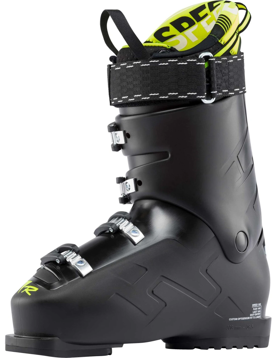 Chaussures De Ski Rossignol Speed 100 Black / Yellow 3 Chaussures De Ski Rossignol Speed 100 Black / Yellow – Image 3