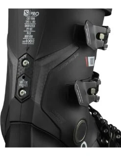 Chaussures De Ski Salomon S/Pro 100 Black/Belluga/Red -Ski Équipements Boutique chaussures de ski salomon spro 100 blackbellugared 4