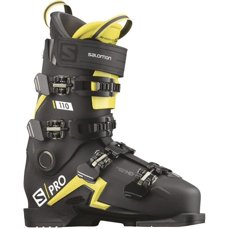 Chaussures De Ski Salomon S/Pro 110 Black Acid Green 1 Chaussures De Ski Salomon S/Pro 110 Black Acid Green