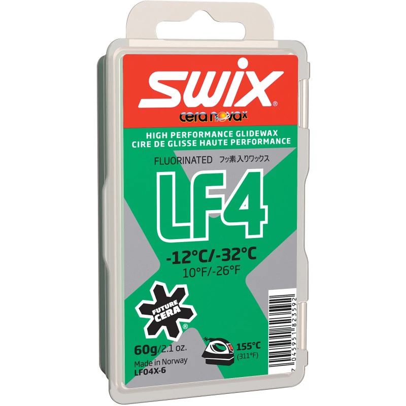 Fart Fluoré Swix Lf4x 60g Vert 1 Fart Fluoré Swix Lf4x 60g Vert