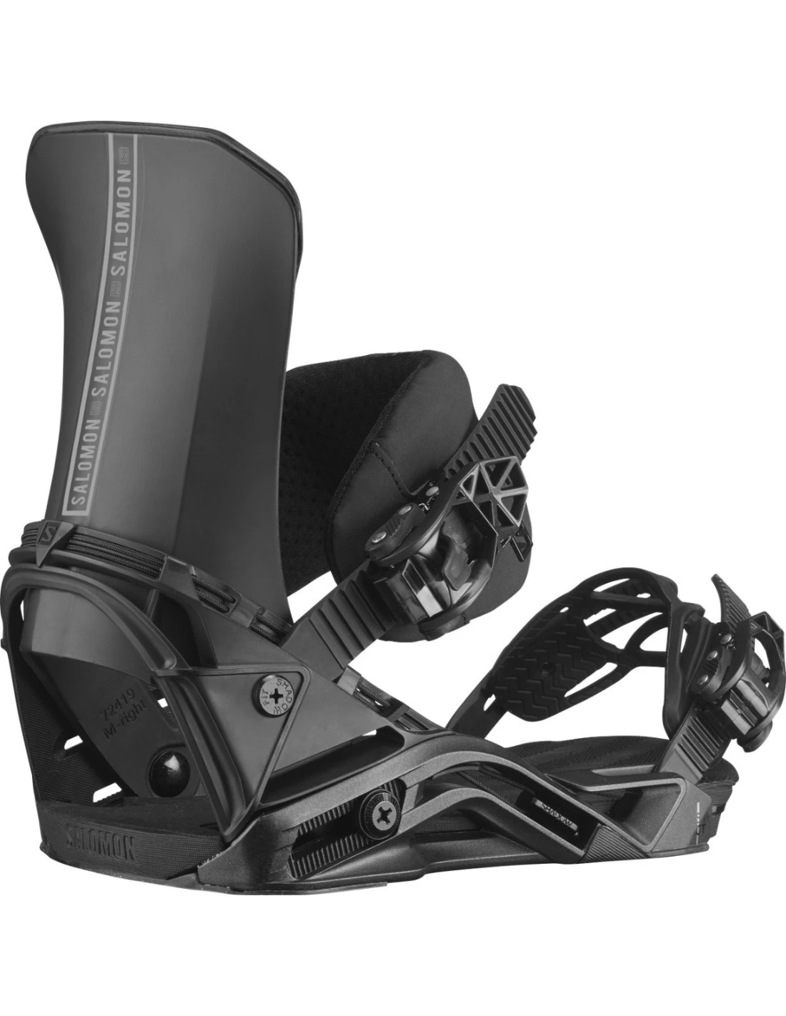 Fixation De Snowboard Salomon District Black 2 Fixation De Snowboard Salomon District Black – Image 2