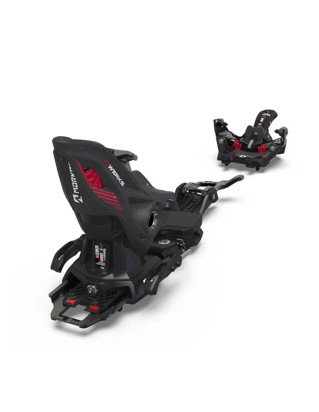 Fixations De Ski De Randonnée Marker Kingpin Mwerks 12 Black/Red 2 Fixations De Ski De Randonnée Marker Kingpin Mwerks 12 Black/Red – Image 2