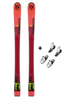 Pack Ski Völkl Racetiger Jr Red Flat + Fixations Tyrolia SL45 -Ski Équipements Boutique pack ski voelkl racetiger jr red sl45 2