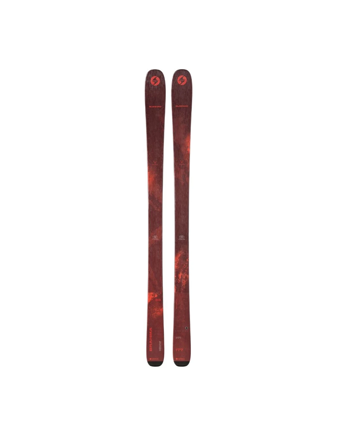 Skis Blizzard Brahma 88 Flate Red 2023 1 Skis Blizzard Brahma 88 Flate Red 2023